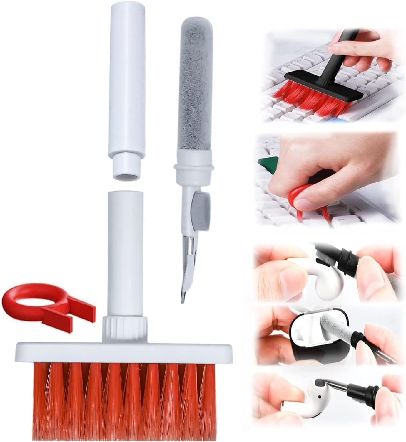 3-in-1 Keyboard Cleaning Brush – Multi-Purpose Laptop & Electronics Cleaner - Image 4