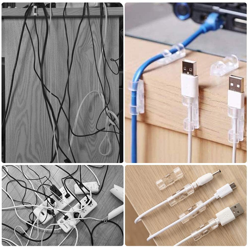 Cable Clips Organizer – Self Adhesive Wire Holder (12 Pack) - Image 7
