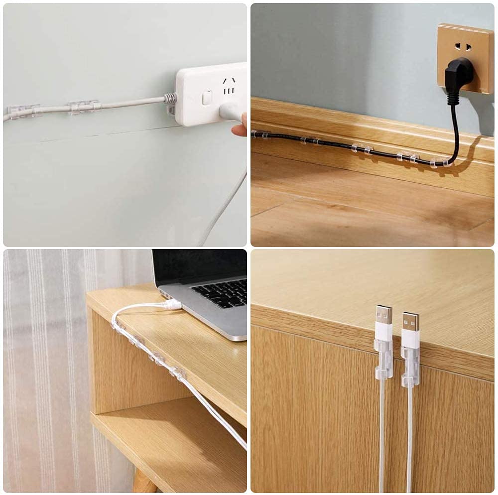 Cable Clips Organizer – Self Adhesive Wire Holder (12 Pack) - Image 8